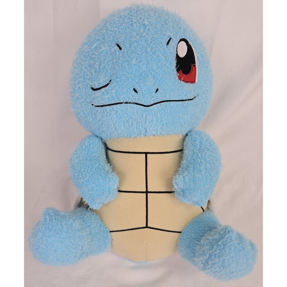 Pokemon Squirtle Plush 16" Winking Eye Banpresto Bandai Spirits Fuzzy Stuffed